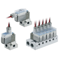 SMC Componente De Operación Común SUP/EXH M5x0.8 - VV100-S41-10-M5