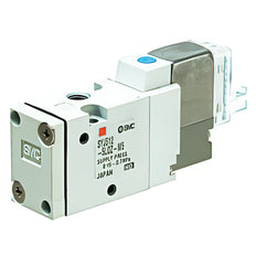 SMC Válvula Solenoide Neumática De 3/2 Vías Placa Base - SYJ314R-5LZ