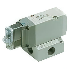 SMC Válvula Solenoide Neumática De 3/2 Vías Placa Base Rc1/2'' - VP744-4DZD1-04A