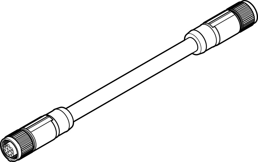 Festo Cable De Conexión M12x1 12 Pines A-codificado 0.5m - 3056124