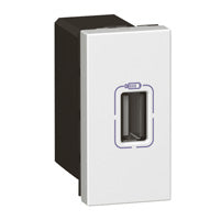 Fuente de alimentación USB Legrand Mosaic 100-230V 50/60Hz 5VDC Módulo único - 572071 [10 Piezas]