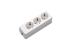 Martin Kaiser Enchufe de 3 Vías 35 Grados Blanco Ártico (Enchufe Europeo) - 1034/kws [40 Piezas]