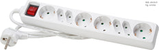 Kopp Interruptor de Enchufe de 8 Vías Borde Blanco Ártico - 129502003 [10 Piezas]