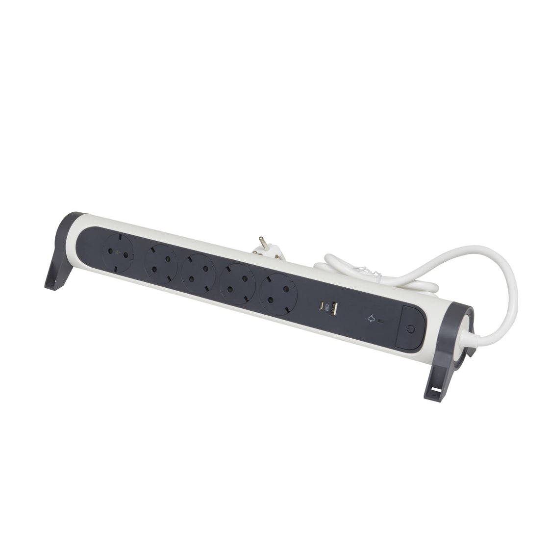 Legrand USB montable y giratorio A+C OSB 5x2P+A 1,5m (Enchufe Europeo) - 694510 [5 Piezas]