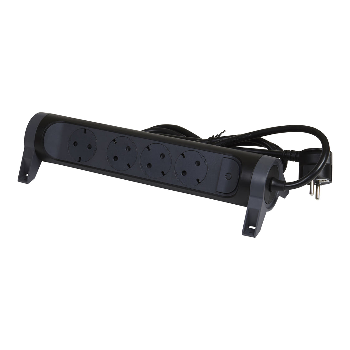 Legrand Enchufe Premium 4x2P+A 1.5M Cord Negro (Enchufe Europeo) - 694530 [5 Piezas]