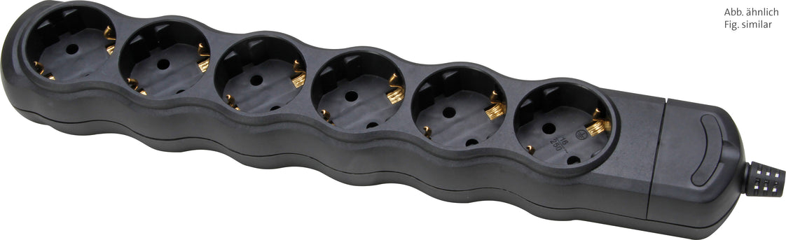 Kopp 6V Caja de Mesa Negra Sin Cable 1 Pieza - 129405003 [5 Piezas]