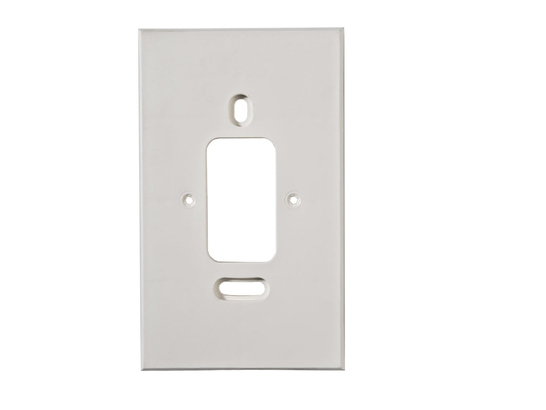 Martin Kaiser Placa de Montaje Rectangular Termoplástico Blanco - 827T/ws [80 Piezas]
