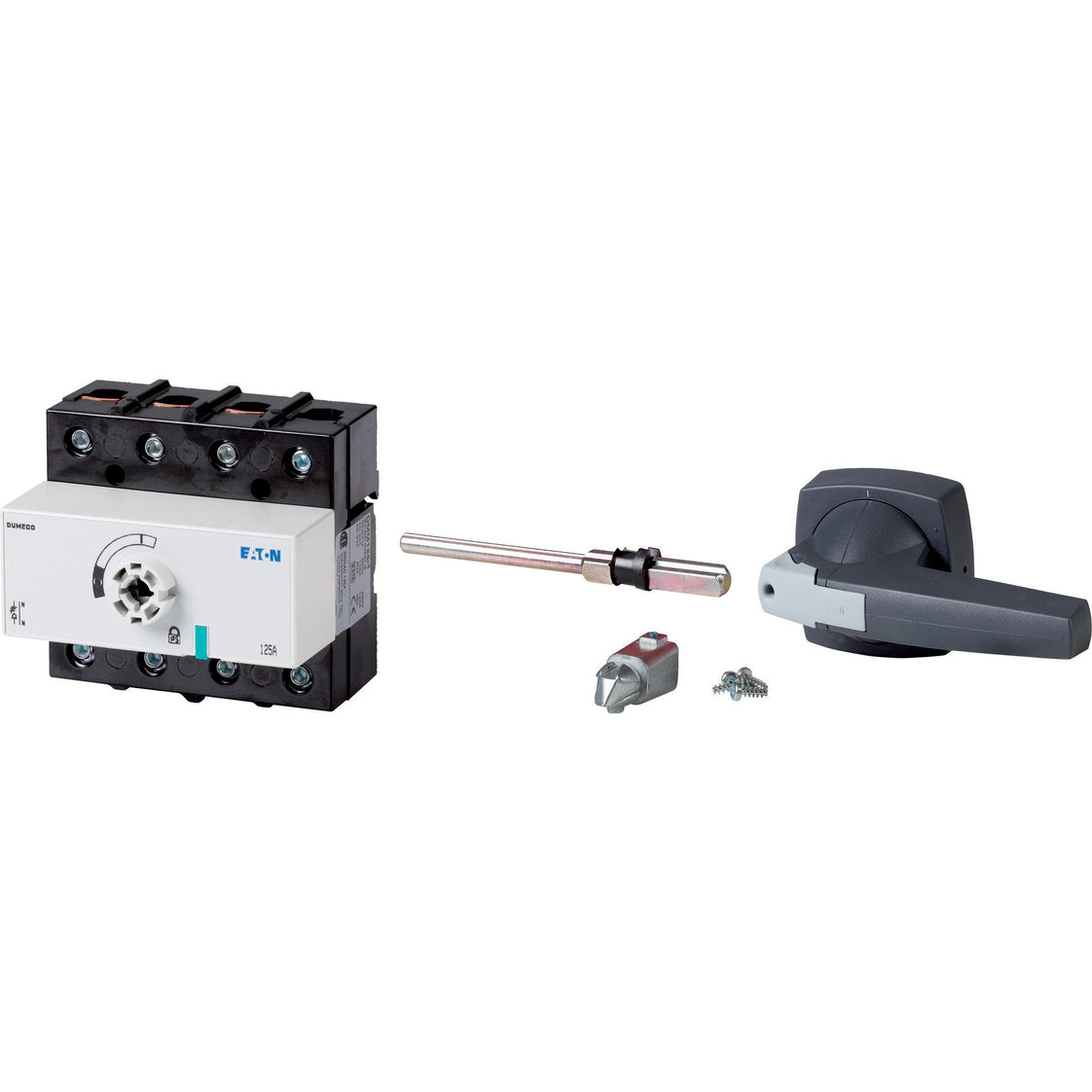 Eaton DMM 125A Interruptor Desconector De 4 Polos Con Mango Gris - 6096805