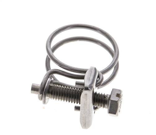 abrazadera de manguera de 24 - 27 mm Acero galvanizado