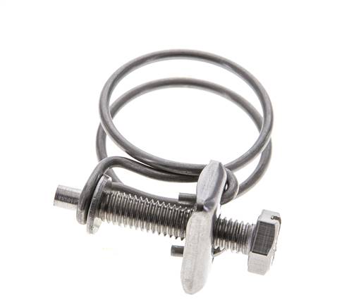 abrazadera de manguera de 27 - 31 mm Acero galvanizado