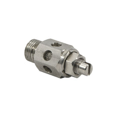 Válvula de mariposa de acero inoxidable G1/8" con silenciador