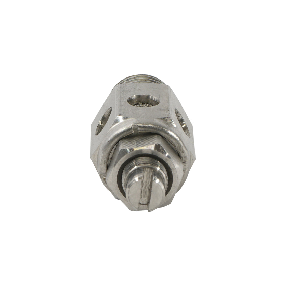 Válvula de mariposa de acero inoxidable G3/8" con silenciador