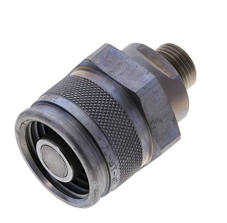 Enchufe hidráulico de acero 12 mm L Anillo de corte ISO 14540/8434-1 D M32 x 3