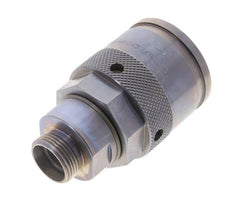 Enchufe hidráulico de acero 22 mm L Anillo de corte ISO 14540/8434-1 D M54 x 4