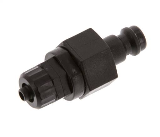 Tapón de acoplamiento POM DN 5 Tuerca de unión 4x6 mm