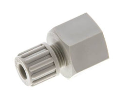 Racor de compresión recto de PP 8x6 mm y G1/2'' con rosca hembra 10 bar