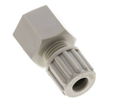 Racor de compresión recto de PP 8x6 mm y G3/8'' con rosca hembra 10 bar