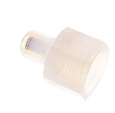 Racor de corte recto PFA de 6x4 mm y G1/2'' con roscas hembra 10 bar