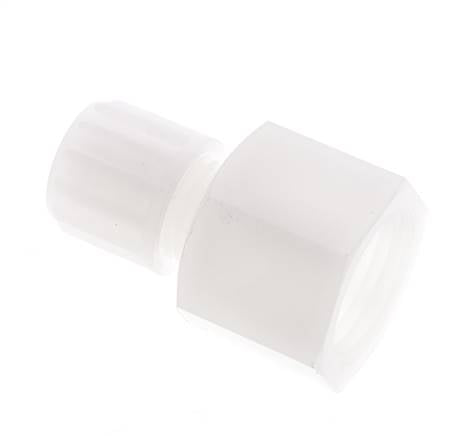 Racor de compresión recto de PVDF 8x6 mm y G1/2'' con rosca hembra 10 bar