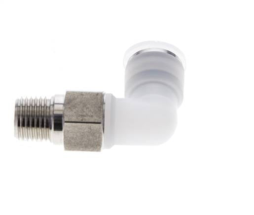 Racor de compresión recto de PVDF de 6x4 mm y G1/4'' con rosca hembra 10 bar
