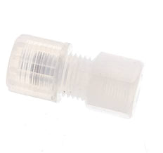 Racor de corte recto PFA 8x6 mm y G1/8'' con rosca hembra 10 bar