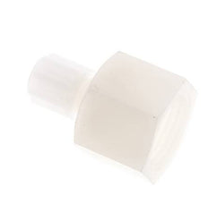 Racor de compresión recto de PVDF de 6x4 mm y G1/2'' con rosca hembra 10 bar
