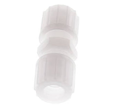 Racor de compresión recto de PVDF de 14x12 mm 10 bar