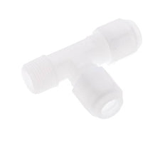8x10mm & R3/8'' PP Right Angle Hose Fitting with Male Threads 10bar/145psi [2 Piezas]