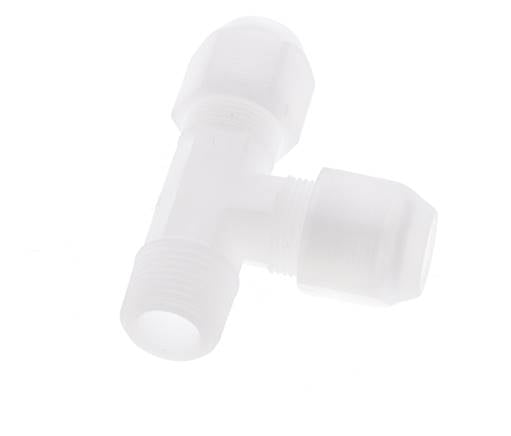 8x10mm & R3/8'' PP Right Angle Hose Fitting with Male Threads 10bar/145psi [2 Piezas]