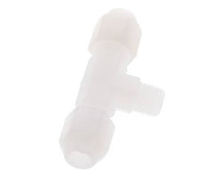 4X6 Mm&R1/8'' Pvdf Tee En Forma De T Con Rosca Macho 10Bar/145Psi