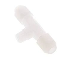 4X6 Mm&R1/8'' Pvdf Tee En Forma De T Con Rosca Macho 10Bar/145Psi