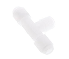 4X6 Mm&R1/4'' PP Conector En Forma De T Para Manguera Con Rosca Macho 10Bar/145Psi [2 Piezas]