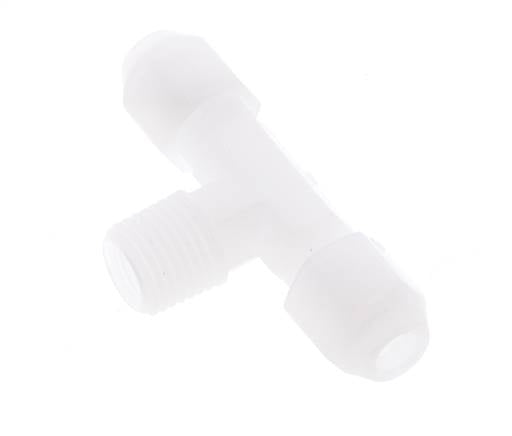 4X6 Mm&R1/4'' PP Conector En Forma De T Para Manguera Con Rosca Macho 10Bar/145Psi [2 Piezas]