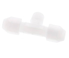 2X4 Mm&R1/8'' PP Forma T Tee Conector De Manguera Con Rosca Macho 10Bar/145Psi [2 Piezas]