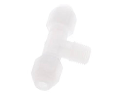 2X4 Mm&R1/8'' PP Forma T Tee Conector De Manguera Con Rosca Macho 10Bar/145Psi [2 Piezas]