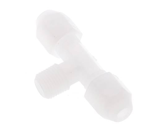 2X4 Mm&R1/8'' PP Forma T Tee Conector De Manguera Con Rosca Macho 10Bar/145Psi [2 Piezas]