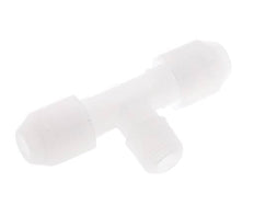 2X4 Mm&R1/8'' PP Forma T Tee Conector De Manguera Con Rosca Macho 10Bar/145Psi [2 Piezas]