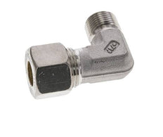 3/8'' NPT Macho x 12S Codo de compresión de 90 grados de acero inoxidable 630 Bar DIN 2353