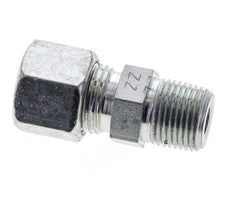 3/8'' NPT Macho x 10S Anillo de corte recto de acero galvanizado 630 Barra DIN 2353