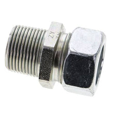 1'' NPT Macho x 28L Anillo de corte recto de acero galvanizado 160 Bar DIN 2353