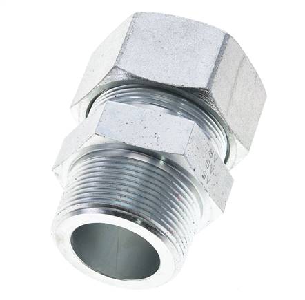 1 1/2'' NPT Macho x 38S Anillo de corte recto de acero galvanizado 315 Barra DIN 2353