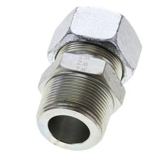 1 1/4'' NPT Macho x 30S Anillo de corte recto de acero galvanizado 400 Bar DIN 2353