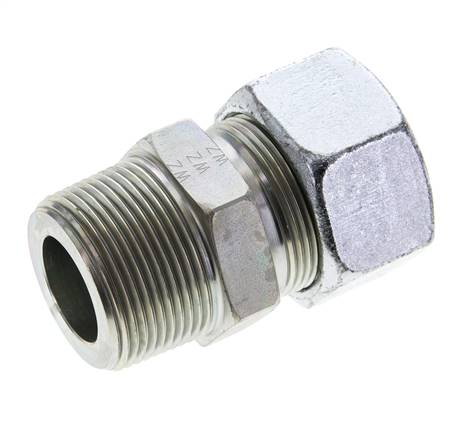 1 1/4'' NPT Macho x 30S Anillo de corte recto de acero galvanizado 400 Bar DIN 2353
