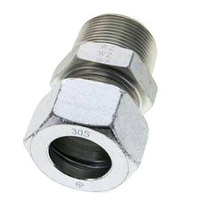 1 1/4'' NPT Macho x 30S Anillo de corte recto de acero galvanizado 400 Bar DIN 2353