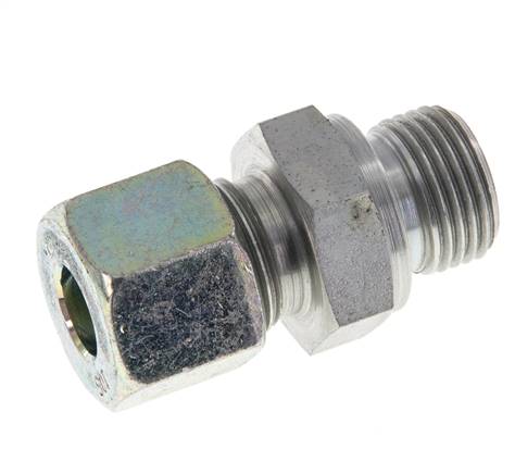 M18x1,5 Macho x 10S Anillo de corte recto de acero galvanizado 630 Barra DIN 2353