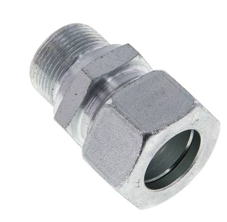 M26x1,5 Macho x 22L Anillo de corte recto de acero galvanizado 160 Bar DIN 2353