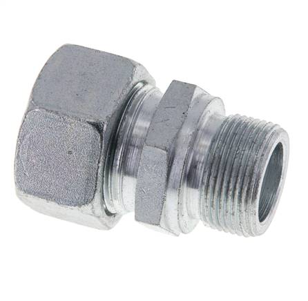M26x1,5 Macho x 22L Anillo de corte recto de acero galvanizado 160 Bar DIN 2353