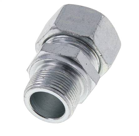 M26x1,5 Macho x 22L Anillo de corte recto de acero galvanizado 160 Bar DIN 2353