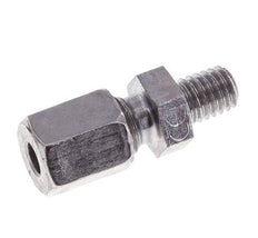 M6 Macho x 4LL Anillo de corte recto de acero galvanizado 100 Bar DIN 2353