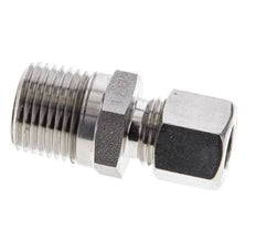 1/2'' NPT Macho x 10L Anillo de corte recto de acero inoxidable 315 Barra DIN 2353